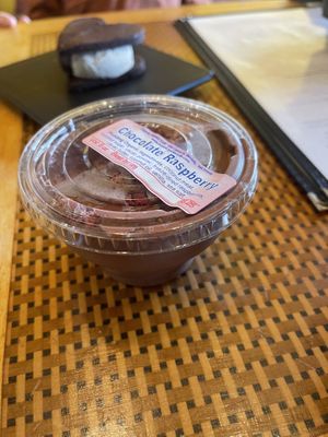 Pudding   at Organic Garden Cafe in Beverly