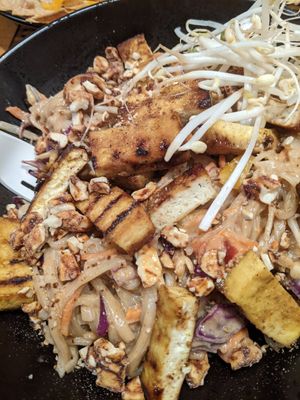 Pad Thai at Organic Garden Cafe in Beverly