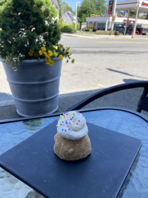 raw birthday bite 🍰   at Organic Garden Cafe in Beverly