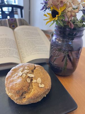 Maple scone  at Organic Garden Cafe in Beverly