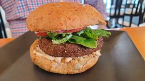 Sunburger at Organic Garden Cafe in Beverly