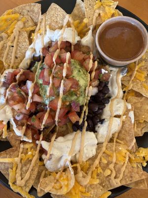 Nacho plate  at Organic Garden Cafe in Beverly