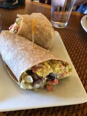 Falafel Wrap at Organic Garden Cafe in Beverly