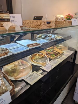 Sandwiches and pastries at Simple Bake in Zagreb