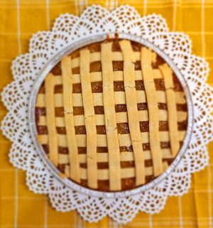 Orange pie by Jelena at Simple Bake in Zagreb