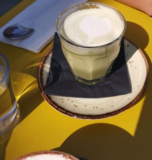 Matcha Latte at Jam Limassol in Limassol