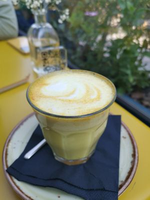 Magic Turmeric (coconut milk is also a good fit) at Jam Limassol in Limassol