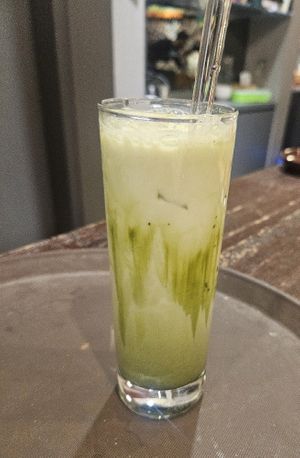 Iced Matcha Latte ~ 11/11/23 at LN Fortunate Coffee - Orchard Batam in 
