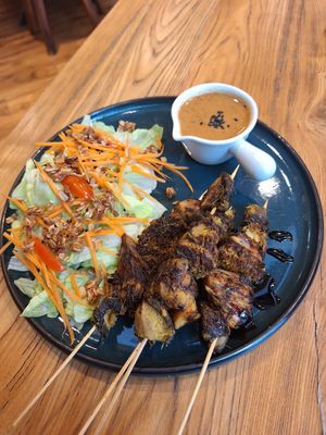 Shrooms satay at LN Fortunate Coffee - Orchard Batam in 