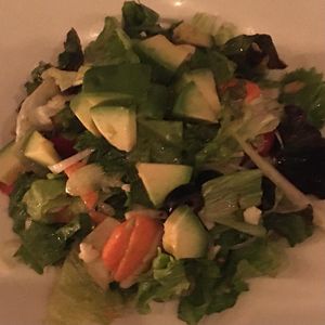 Salad at Posada Margherita in Tulum