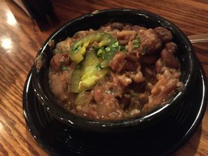 Vegan chili dip at Hermanos Cocina Mexicana in Concord