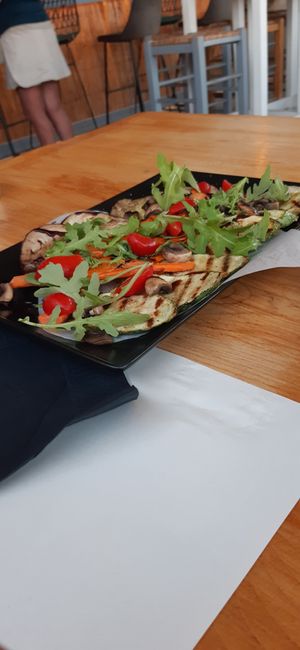 Ψητα λαχανικά at Yucca in Donoussa