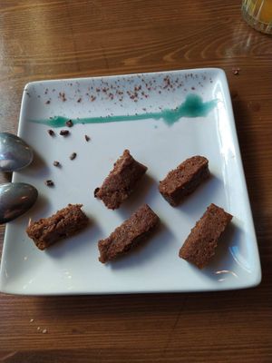 Very tasty desert! at Sol Semilla in Paris