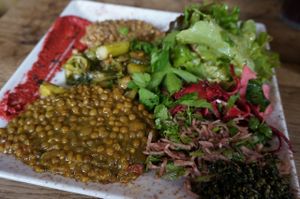 Plat du jour at Sol Semilla in Paris