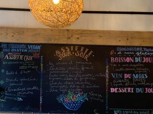 Menu  at Sol Semilla in Paris