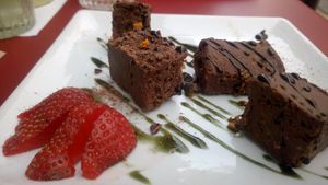 Chocolate bites, SO good at Sol Semilla in Paris