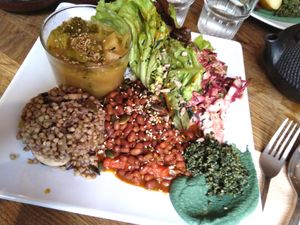 Plate of the day at Sol Semilla in Paris