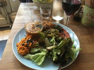 Assiette  du jour at Sol Semilla in Paris