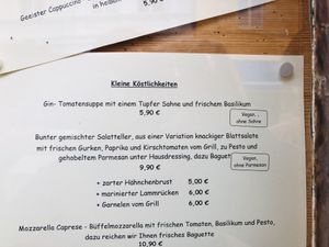 Vegane Option 1 und 2 at Cafe Fontane in Luebbenau