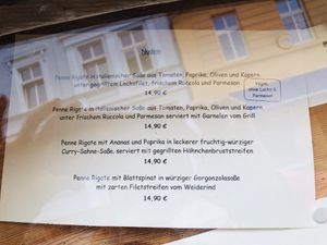 Option 3 at Cafe Fontane in Luebbenau