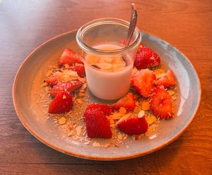 Rafaelo panna cotta   at La Casa in Luebbenau