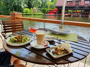 Lage direkt an der Hauptspree at Strandhaus in Luebbenau