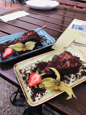 Chocolate cake  at Strandhaus in Luebbenau