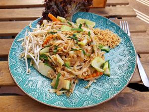 Vegan Pad Thai at LeBua in Basel