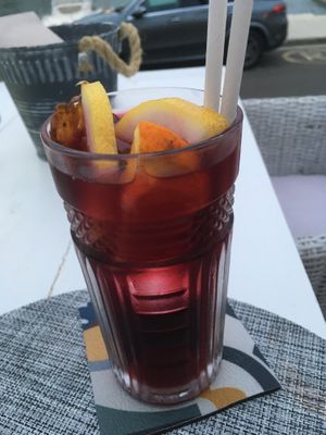 Sangria at Boat House Bar in Mallorca