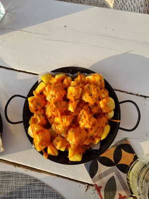 Bravas at Boat House Bar in Mallorca