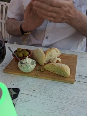 Starters at Boat House Bar in Mallorca