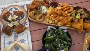 tapas 😍  at Boat House Bar in Mallorca