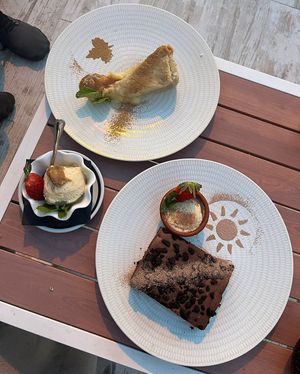 deserts  at Boat House Bar in Mallorca