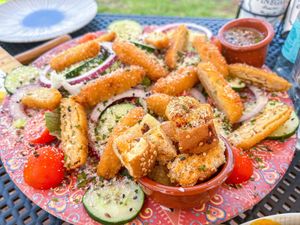 Cesar Salad  at Boat House Bar in Mallorca