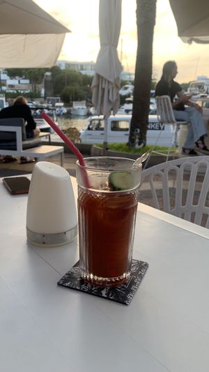 Bloody Mary Mocktail!  at Boat House Bar in Mallorca