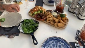 Tapas/Starters plate  at Boat House Bar in Mallorca