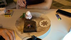 Brownies (comes with ice cream)  at Boat House Bar in Mallorca