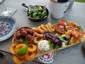 Sharer tapas at Boat House Bar in Mallorca