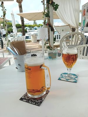 Chillin at Boat House Bar in Mallorca