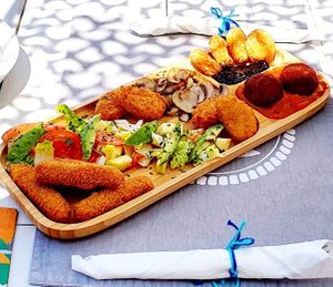 Mixed Tapas at Boat House Bar in Mallorca