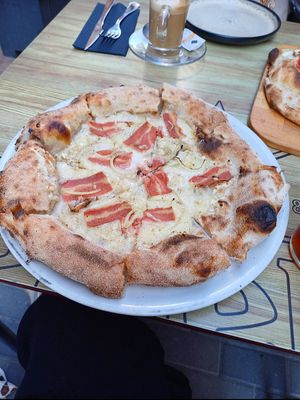 vegan carbonara at Sapori D'Italia in Santa Pola