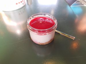 Cocco lampone dessert at VITO in Basel