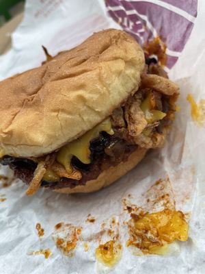 PLNT MUSHROOM BACON BBQ BURGER at PLNT Burger - H St in Washington