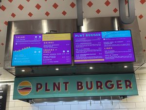 Menu at PLNT Burger - H St in Washington