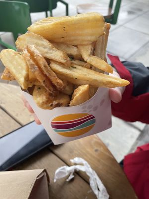 Jan 2020 they have a deal to make a meal for $2 more at PLNT Burger - H St in Washington