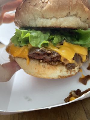Double cheeseburger  at PLNT Burger - H St in Washington