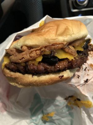 Mushroom BBQ Bacon Burger at PLNT Burger - H St in Washington