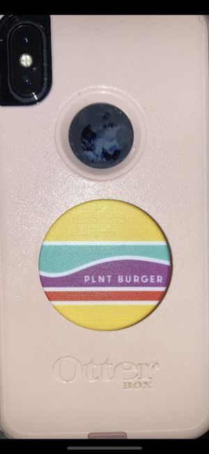 The awesome staff gave me a free PLNT Burger pop socket! 🤍🌱🍔 at PLNT Burger - H St in Washington