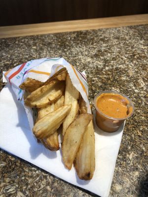 Crispy Herb Fries w/ Bloomies Sauce at PLNT Burger - H St in Washington