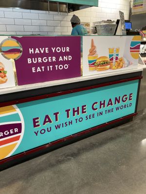 Signage at PLNT Burger - H St in Washington